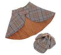 Parliky Disfraz De Detective para Gatos Capa para Mascotas Juego De rol Accesorios De Detective para Gatos Artista Femenina Disfraz De Perro Atuendo De