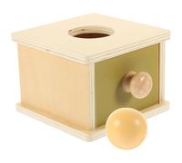 Parliky Educativo de Madera con Formas Geométricas para Caja Práctica Portátil para Desarrollo de Inteligencia y Coordinación Herramienta Didáctica para Reconocimiento y Asociación para