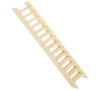 Parliky Escalera de Madera Miniatura para Casas de Muñecas, Modelo de Escalera en Miniatura, Decoración para Jardín y Mini Casas, Accesorios Prácticos y Naturales para Dioramas