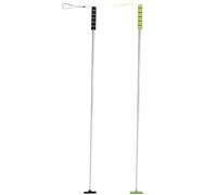 Parliky Escobillas para Limpiaparabrisas de Coche Retráctiles para Espejos Retrovisores 2 Piezas Negro y Verde Herramienta Limpiadora Portátil para Ventanas Laterales y Parabrisas