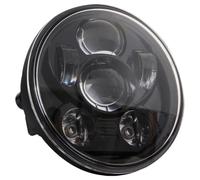 Parliky Faro de Motocicleta LED 5,75 Pulgadas de Aluminio Ojo de Ángel | 6 Lámparas, 9-30v y 200w, Ip67, para Cubeta 5,75 Pulgadas y Lluvia