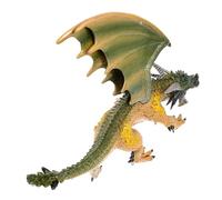 Parliky Figura de Dragón Mitológico Estático Verde, Modelo de Simulación Realista de 1 Pieza para Decoración de Escritorio y Juguete Educativo Mitología Fantástica