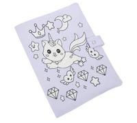 Parliky Funda de Tela Reutilizable para Libros Cubierta Protectora Antidesgaste para Cuadernos y Ejercicios Diseño con Gato para Estudiantes