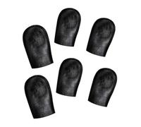 Parliky Fundas Protectoras Elegantes y Funcionales para Proteger y Decorar Tu Piano de Cuero Sintético 6 para Pedales de Piano Negro