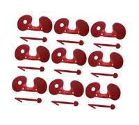 Parliky Gafas Antipicoteo para Pollos Rojo Abs, Protección para Gallinas y Pollitos En Granjas, Accesorio Duradero contra Conflictos y Daños, Decoración Funcional para Aves De Corral