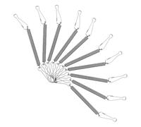 Parliky Gancho Resorte Acero Inoxidable 20 Piezas con 2 Clips para Portabotellas de Agua en Jaulas de Conejos y Animales Pequeños, Extensible hasta 40 Cm, Accesorio Seguro para