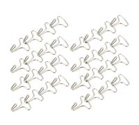 Parliky Ganchos para Silla 100 Piezas de Metal Resistente Fáciles de Instalar para Cojines Compatibles Banda Trenzada de 2 Cm