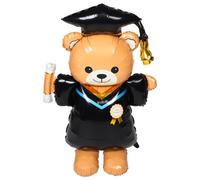 Parliky Globo Gigante 3D de Oso para Fiestas de Graduación Decoración Temática para Fotos Tamaño 155X95 CM Apto para Interiores y Exteriores Artículo Imprescindible para Celebraciones