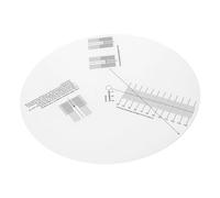 Parliky Herramienta Calibración De Pastillas Regla Accesorio Medidor De Distancia Alineación De Tocadiscos Giradiscos