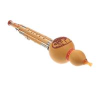 Parliky Hulusi De Bambú Hecho a Mano Clave C, Flauta Étnica De Calabaza Natural Lengüeta De Aleación, Instrumento Musical Tradicional Para Principiantes y Amantes Música