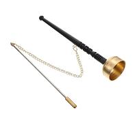 Parliky Instrumento De Percusión Budista Yin Qing De Cobre Para Ceremonias Espirituales Diseño Ergonómico y Sonido Nítido Para Templos y Espacios Sagrados