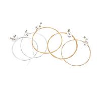 Parliky Juego De 4 Cuerdas De Lira De Alambre Resistente Para Música Juego De Repuesto Accesorios Para Lira 10 Unidades X 4