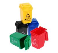 Parliky Juego de 5 Mini de de Plástico para Casa de Muñecas de Contenedores para Decoración y Miniatura