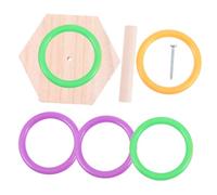 Parliky Juguete De Mesa para Educativo De Anillos Interactivos Juguete De Trucos para Aves Desarrollo De Inteligencia para Mascotas
