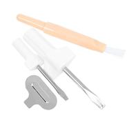 Parliky Kit de Herramientas para Máquinas de Coser Domésticas 4 Piezas para Reparación y Limpieza Incluye Destornillador y Cepillo Accesorio Práctico para Mantenimiento y Proyectos de