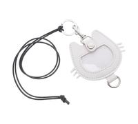 Parliky Llavero Conmemorativo para Pelo de Mascota Porta Llaves Funcional de PU Portátil para Amantes de Gatos Accesorio Duradero y Elegante para Dueños de Animales