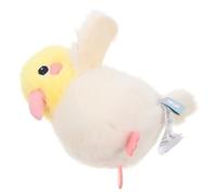 Parliky Llavero de Pájaro de Peluche Suave Diseño Realista de Cacatúa Amarilla Colgante para Bolso y Mochila Accesorio Decorativo para Fiestas y Regalos 1 Pieza