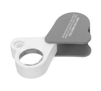 Parliky Lupa Plegable de Joyero Portátil Doble Lente 30x y 50x Mini Lupa para Gemas y Joyería de Viaje Compacta para Inspección de Antigüedades y Colecciones Artísticas