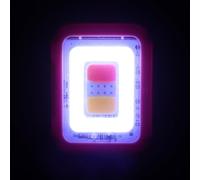 Parliky Luz LED para Correr Clip Recargable, Linterna Manos Libres Rosa, Luz de Corredor para Seguridad Nocturna, Ligera y Resistente, Adecuado para Ejercicio, Ciclismo y Senderismo