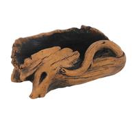 Parliky Maceta Vintage de Cemento Forma de Tronco con Diseño de Raíz Macetero Creativo para Suculentas Pequeñas Recipiente Resistente y Ventilado para Decoración de Hogar y Oficina