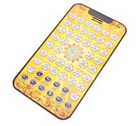 Parliky Máquina para Aprender Árabe para Niñas Juguete de Seguro Tablet para Desarrollo Infantil y Habilidades Motrices sin Batería Color Amarillo