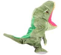 Parliky Marioneta de Mano Tiranosaurio de Peluche Realista Verde, Muñeco Infantil para Juegos de Manos y Desarrollo Motor, Juguete Educativo Partir de 3 Años Color Color Aleatorio