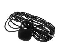 Parliky Micrófono de Condensador Cable para Instrumentos de Viento Captador de Pinza Negro de 5 M para Flauta Armónica y Saxofón Amplificador Portátil para Grabación y Actuación