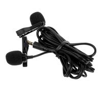 Parliky Micrófono de Solapa Pequeño Pinza para Smartphone y Tablet Micrófono Cable PVC para Transmisiones Conferencias y Grabaciones Claras Diseño Práctico y Compatible