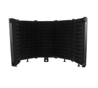 Parliky Microphone Isolation Shield Aislamiento Acústico Compacto y Plegable para Micrófono Insonorizante para Grabación Profesional y Transmisión Estudio