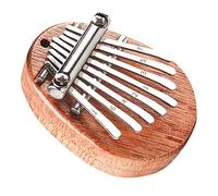 Parliky Mini Kalimba de 8 Teclas para Principiantes Piano Portátil con Punta de Dedo Instrumentos Musicales para Niños Niñas Y Adultos Hecho de Material Diseño Creativo Fácil de Tocar
