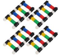 Parliky Modelo 3D de Doble Hélice ADN 16 Bases, Herramienta de Enseñanza Científica en Plástico para Aula y Laboratorio, Material Didáctico Educativo para Estudiantes E Investigación