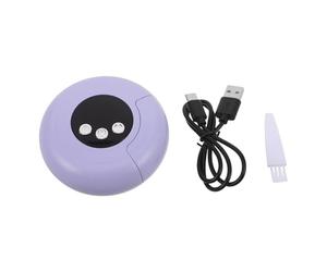 Parliky Molinillo Eléctrico Uñas Niña Recargable Portátil Cortauñas y Pulidor Morado Diseño Vuelo para Recién Nacidos y Cuidado Seguro Viaje Hogar