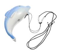 Parliky Ocarina Cerámica Portátil Seis para Principiantes Instrumento Musical Pequeño para Color Azul Diseño Delicado y Fácil de Tocar