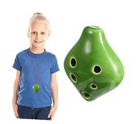 Parliky Ocarina de Cerámica Mini Portátil con Colgante y Cancionero Instrumento Musical para Principiantes con Cuerda y Práctica