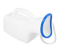 Parliky Orinal Portátil para Mujer Tapa Urinario Reutilizable de Plástico Robusto Tamaño Compacto Base Antideslizante Adecuado para Viajes Camping y Cuidado Personal Color Aleatorio