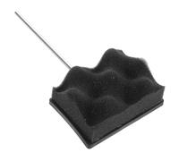 Parliky Pad de Batería Práctica con Mazas Metálicas y Eje Almohadilla de Silenciamiento para Pedal de Bombo Reemplazo de Esponja Suave para Reducir Ruido y Proteger Parche y Caja del