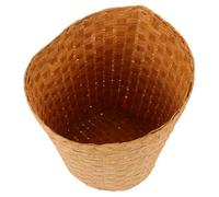 Parliky Papelera Tejida Natural Cesta Multifuncional para Oficina y Hogar Cubo de Basura Ligero y Ecológico Almacenamiento para Escritorio y Cocina Diseño Rústico Original