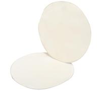 Parliky Parches de Piel de Cabra Natural para Reparación y Mejora para Tambores de Mano Beige Accesorios Duraderos 2 Piezas de 40 Cm para Instrumentos de Percusión