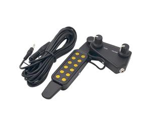 Parliky Pastilla para Guitarra Acústica Dm-4 Regulador de Tono y Volumen Captador Multifunción para Guitarra Folk y Acústica Portátil y Práctica para Uso Presentaciones y Grabaciones