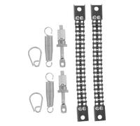 Parliky Pedal de Bombo con Doble Cadena y Muelle Accesorios de Montaje para Batería Tornillos de Expansión y Tensor de Resistentes para Uso Prolongado y Rendimiento Estable