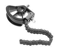 Parliky Pedal de Bombo Negro con Doble Cadena, Sensibilidad Ajustable y Compatibilidad Versátil para Batería Jazz de Percusión, Adecuado para Reemplazo