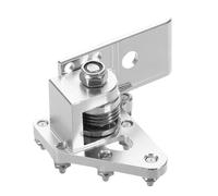 Parliky Pedal de Freno Trasero para Motocicleta, Aleación de Aluminio, Color Plateado, Estribo Antideslizante para Reposapiés Traseros, Compatible Motos de Cross, Atv y Todoterreno,