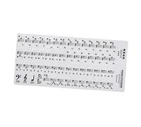 Parliky Pegatinas para Piano Calcomanías para Notas de Teclado de Piano de 88/61/49 Teclas Etiquetas Extraíbles para Aprender a Tocar El Piano