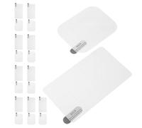 Parliky Películas Electrostáticas para Cámara de Tablero, Adhesivo Protector Pet Transparente Resistente al Clima, Tamaño 60x80 y 60x110 Mm, 20 Unidades para Parabrisas de Coche, Fácil