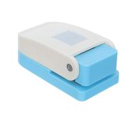 Parliky Perforadora de Papel Material Plástico y Hierro con Diseño de Sello Postal Compacta y Portátil para Creación de Marcapáginas y Tarjetas para Manualidades