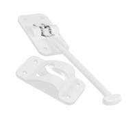 Parliky Pestillo para Puerta de Remolque Resistente Soporte de Cierre RV Blanco Fácil Instalación Compatible con Autocaravanas y Camiones