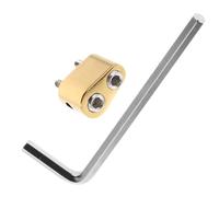 Parliky Pestillos para Cuerdas de Puente Independiente para Cabeza Cerradura Metálica Dorada para Guitarra Eléctrica Optimización de Espacio y Afinación Rápida Accesorios de Repuesto para