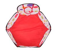 Parliky Piscina de Balones Carpa de Juego al Aire Libre, Diseño de Puntos Negros Borde Negro, Juego Educativo Seguro y Divertido para Interiores y Exteriores