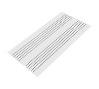 Parliky Pizarra Blanca Magnética Pequeña Pentagrama Pizarra De Goma Reutilizable Para Enseñanza Musical Para Aula y Nevera Material Escolar De Borrado Seco