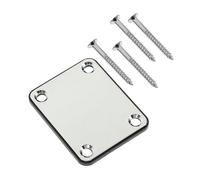 Parliky Placa De Mástil Guitarra Eléctrica Metal Resistente Reemplazo Placa Suministros Guitarra